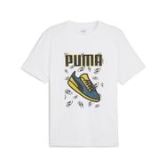 Puma Grafik Beyaz Erkek T-shirt