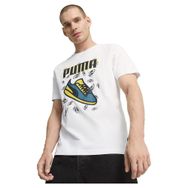 Puma Grafik Beyaz Erkek T-shirt