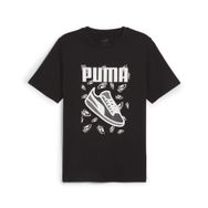 Puma Grafik Siyah Erkek T-shirt