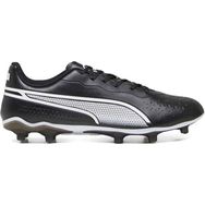 Puma King Match Fg/Ag Black White Unisex Futbol Ayakkabısı