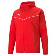 Puma Kırmızı Teamrise All Weather Jacket Erkek Futbol Antrenman Ceketi