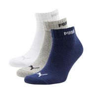 Puma Quarter-V 3P Mavi Unisex Çorap