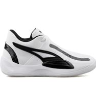 Puma Rise Nitro 37701209 Siyah Beyaz Erkek Basketbol Ayakkabısı