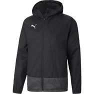 Puma Teamgoal 23 Training Rain Jacket Siyah Erkek Futbol Antrenman Yağmurluk