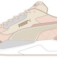 Puma X-Ray 2 Square Rosebay-Almond-Rose-Gold Unisex Yetişkin Spor Ayakkabı