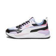 Puma X-Ray 2 Square Trainers Black White Vivid Violet Unisex Yetişkin Spor Ayakkabı