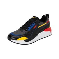 Puma X-Ray 2 Square Trainers Dark Shadow Black Spectra Yellow Limoges High Risk Red Unisex Yetişkin Spor Ayakkabı