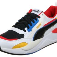 Puma X-Ray 2 Square White-Blk-Warm White-Yellow Unisex Yetişkin Spor Ayakkabı