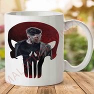 Punisher Sembol Baskılı Kupa Bardak