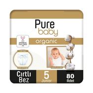 Pure Baby Organic No:5 Junior 80 Adet Bebek Bezi