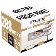 Pure Baby Organic No:6 XLarge 288 Adet Bebek Bezi