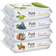 Pure Baby Wipes Meyveli 50x4 Adet Islak Mendil