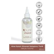 Pure Choice Akne Karşıtı Salicylic Acid %2 200 ml Gözenek Sıkılaştırıcı Tonik