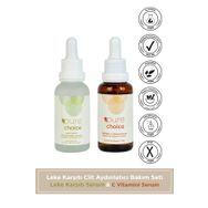 Pure Choice Leke Karşıtı C Vitamini Serumu Leke Karşıtı Bakım Serumu 2'li Set Cilt Aydınlatıcı Bakım Seti
