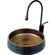 Pure Concept BC-906 Aztek Siyah Bakır Tezgah Üstü Lavabo