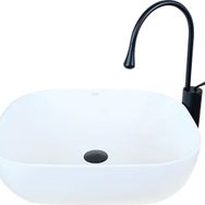 Pure Concept W-280 50 cm Beyaz Tezgah Üstü Çanak Lavabo
