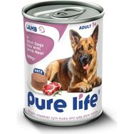 Pure Life 20x400 gr Yetişkin Köpek Kuzu Etli Yaş Püre Mama