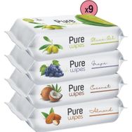 Pure Wipes 36x50 Yaprak Islak Havlu