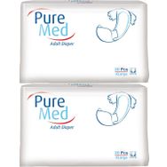 PureMed Bel Bantlı Tekstil Yüzey XL Extra Large 60 Adet 2PKx30 Hasta Bezi