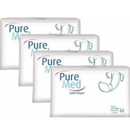 PureMed Belbantlı 120 adet Large Yetişkin Hasta Bezi