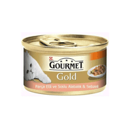 Purina 24x85 gr Gourmet Gold Parça Etli Alabalıklı ve Sebzeli Yaş Kedi Maması