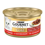 Purina 85 gr Gourmet Gold Sığır Parça Etli Yaş Kedi Maması