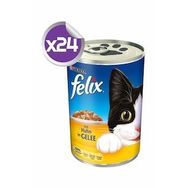 Purina Felix Tavuklu 24x400 gr Kedi Konserve