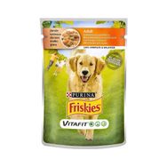Purina Friskies Tavuklu ve Havuçlu Pouch Konserve Yetişkin 20x100 gr Köpek Maması