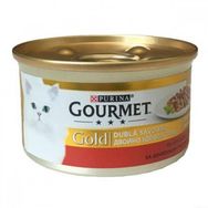 Purina Gourmet Gold Çifte Lezzet Tavuk ve Sığır Etli 24 Adet 85 gr Kedi Konservesi