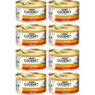 Purina Gourmet Gold Kıyılmış Sığır Eti 8'li 85 gr Kedi Maması