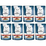 Purina Gourmet Perle Izgara Sığır Etli 8x85 gr Kedi Konservesi