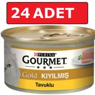 Purina Kıyılmış Tavuk Etli 24x85 gr Kedi Konserve Yaş Maması