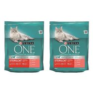 Purina One Somonlu Kısırlaştırılmış Yetişkin 2x800 gr Kedi Maması