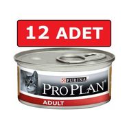 Purina Pro Plan 12'li Adult Tavuk Etli 12'li Delicate Hindili 24x85 gr Yetişkin Yaş Kedi Maması