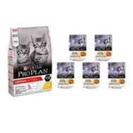 Purina Pro Plan Kitten Tavuklu 3 kg Yavru Kedi Maması + Pro Plan Kitten Tavuklu 5x85 gr Yaş Kedi Maması