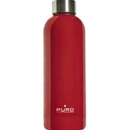 Puro Stainless Steel Hot Cold Mat Metalik Kırmızı 500 ml Termos