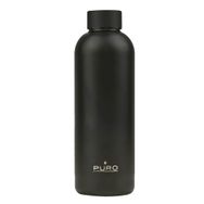 Puro Stainless Steel Hot Cold Parlak Siyah 500 ml Termos