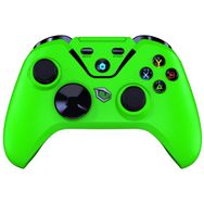 Pusat Clutch Yeşil Titreşim Geri Bildirimli Çift Mod Kablosuz 2.4 GHz Gamepad Oyun Kolu