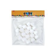 Puti 3 cm 20'li Köpük Top