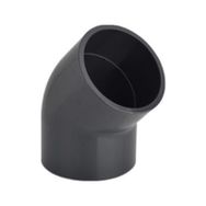 Pvc 45° Yapıştırma 50 mm Muflu Dirsek