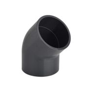 Pvc 45° Yapıştırma 90 mm Muflu Dirsek