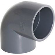 Pvc 90° Yapıştırma 75 mm Muflu Dirsek
