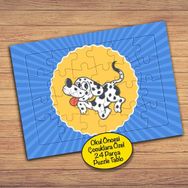 PZ151 Şımarık Dalmayalı Köpek Çocuklara Özel Puzzle Yapboz Tablo