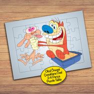 PZ76 Komik Yaramaz Hayvanlar Çocuklara Özel Puzzle Yapboz Tablo