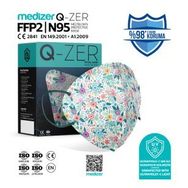 Q-Zer FFP2 N95 30'lu Bahar Çiçekleri Desenli Maske