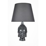 Qdec Cobalt Gri Modern Dizayn Büyük Buda Abajur