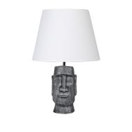 Qdec Gold Beyaz Modern Dizayn Moai Abajur
