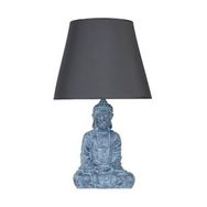 Qdec Modern Dizayn Antrasit-Gri Buda Abajur