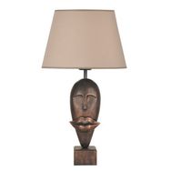 Qdec Modern Dizayn Bakır Bej Afrika Abajur
