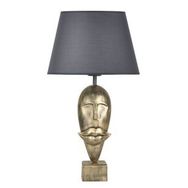 Qdec Modern Dizayn Gold Gri Afrika Abajur